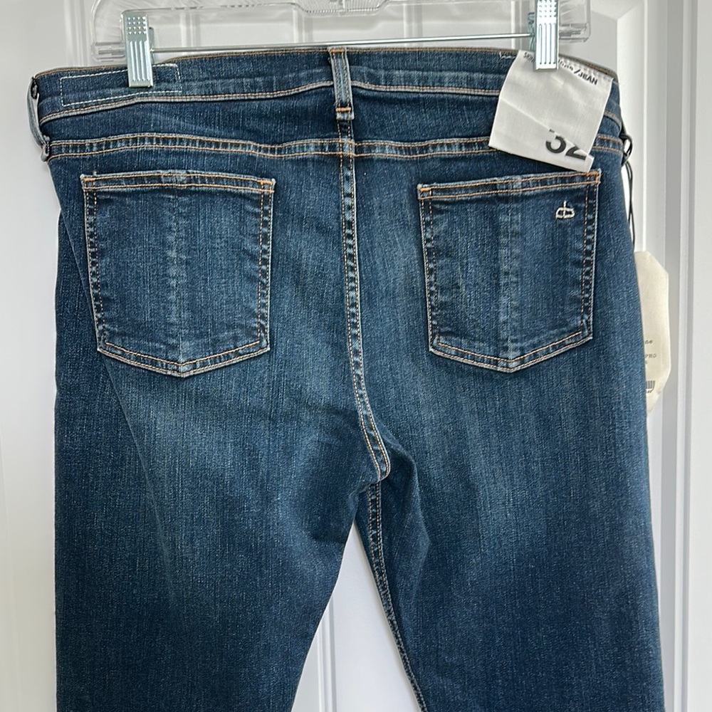 NWT Rag & Bone Dark Blue Skinny Jeans with Stretch - Picture 10 of 11